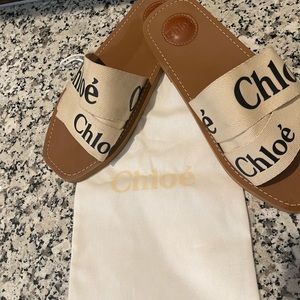 Chloe Slides with dust bag